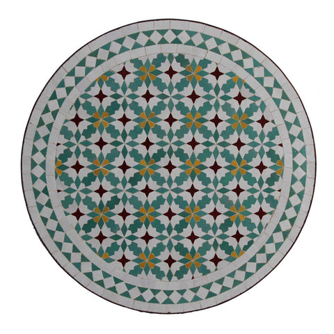 Moroccan mosaic table | Bistro table |Mint Arabic Table | Tea table | Blue Oriental table |moroccan table design - Africancreates