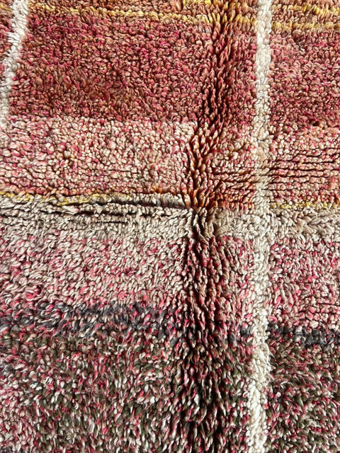 Moroccan Rug – Beni Ourain Rugs - Handmade rug - Brown rug – 4.9x8.5 Feet Carpet - living room rug - Moroccan carpet - Africancreates