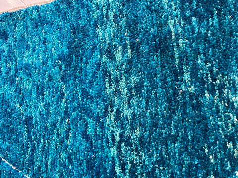 Moroccan Rug – Beni Ourain Rugs - Handmade rug - turquoise rug – 6.6x9.5 Feet Carpet - living room rug - Bohemian Rug - Africancreates