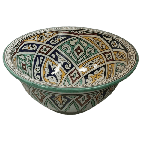 Moroccan Washbasin for bathroom & kitchen farmhouse sink Moroccan sink arabic geometric design - Africancreates
