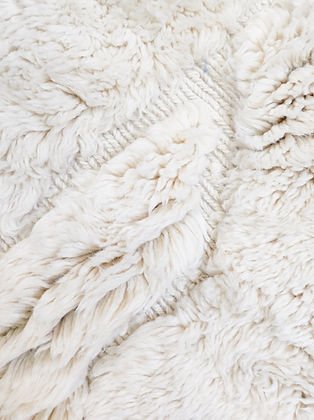 Moroccan white tufted contemporary design Beni Ourain rug Berber area Moroccan Mrirt 8x10 rugs | wool handmade Moroccan 9x12 rugs - Africancreates