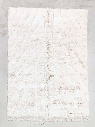 Moroccan white tufted contemporary design Beni Ourain rug Berber area Moroccan Mrirt 8x10 rugs | wool handmade Moroccan 9x12 rugs - Africancreates