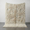 Natural Cream Handmade Moroccan Rug - Custom Living Room Shaggy Area Beni Ourain Rugs - Africancreates