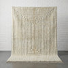 Natural Cream Tufted Moroccan Rug - Custom Living Room Shaggy Area Beni Ourain Rugs - Africancreates