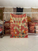 One of a Kind Vintage Moroccan rug – Colorful Berber Area Wool Rug (5.1x7.2 ft) - Africancreates