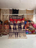 One of a Kind Vintage Moroccan rug – Wool purple Area Boujaad Rug (5.1x8.1 ft) - Africancreates