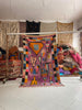 One of a Kind Vintage Moroccan rug – Wool purple Area Boujaad Rug (5.2x8.5 ft) - Africancreates