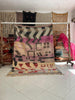 One of a Kind Vintage Moroccan rug – Wool Tribal Area Boujaad Rug (6.6x9.7 ft) - Africancreates