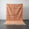 Peach Pink Wool Handmade Moroccan Rug - Custom Living Room Area Beni Rugs - Africancreates