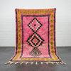 Pink Tribal Wool Rug – Handmade Moroccan Berber Carpet, Tribal Floor Decor - Africancreates
