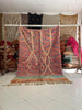 Pink Vintage Moroccan Rug – Berber Hancrafted wool Rugs for living room (6.2x9.6 ft) - Africancreates