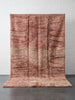 Plain Pink Wool Rug – Handmade Moroccan Berber Carpet, Tribal Floor Decor - Africancreates