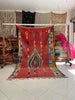 Red Vintage Moroccan Rug – Tribal Berber Area Wool Rug (6.3x10.5 ft) - Africancreates