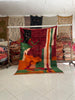 Red Vintage Moroccan Rug – Tribal Berber Area Wool Rug (6.4x9.8 ft) - Africancreates