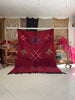 Red Vintage Moroccan Rug – Wool Tribal Area Boujaad Rug (7x9.9 ft) - Africancreates
