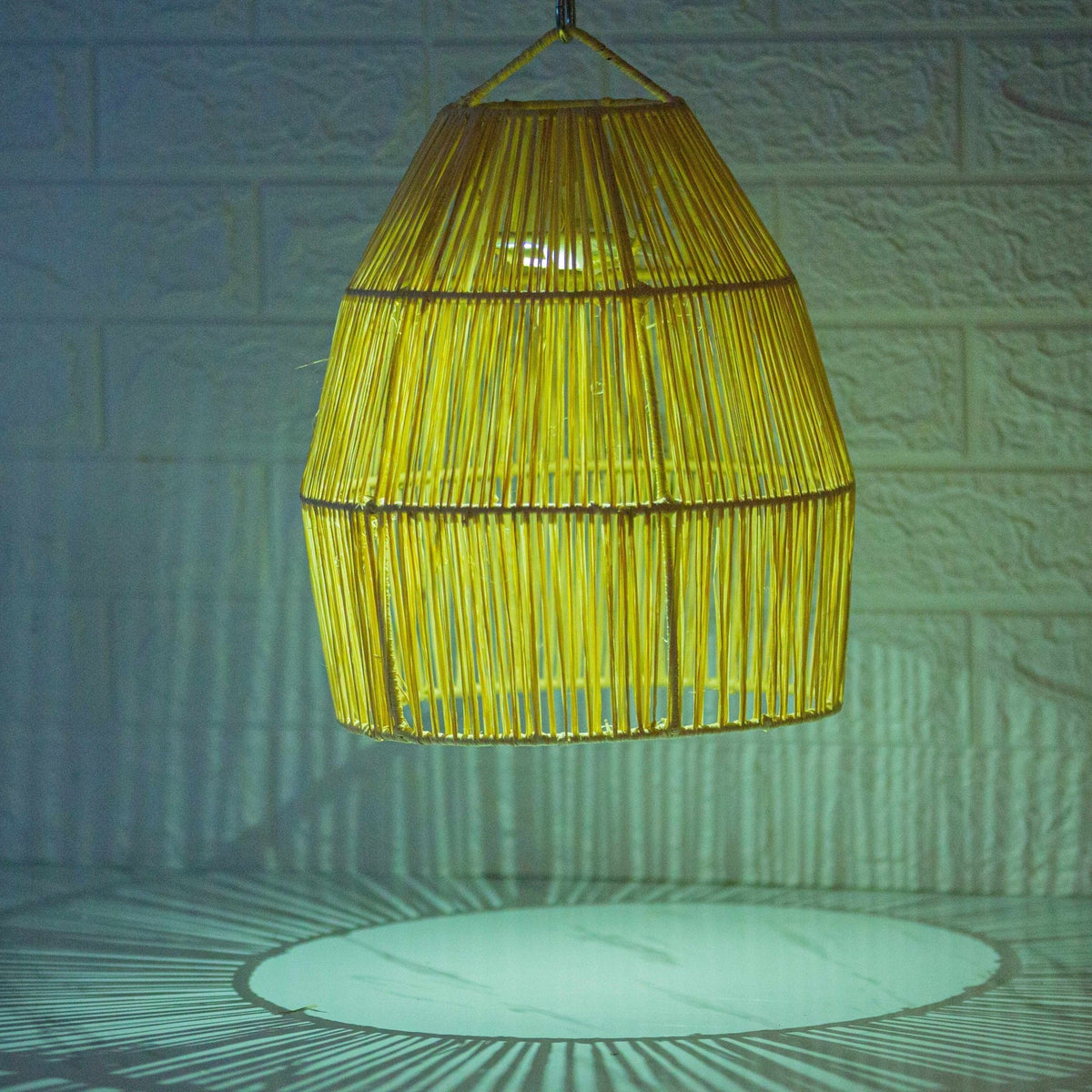 Suspension cloche en raphia Abat-jour H25 cm - Africancreates