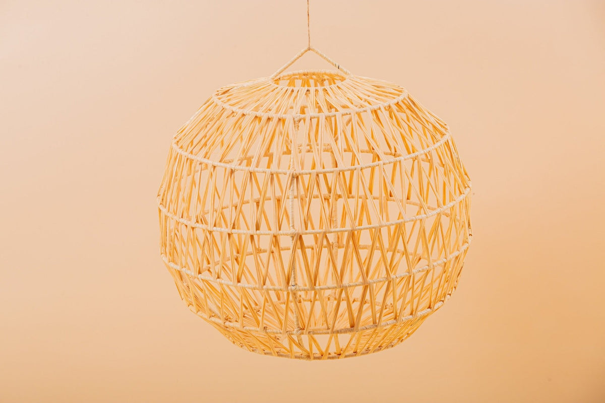 Suspension en raphia abat-jour H40 cm - Africancreates