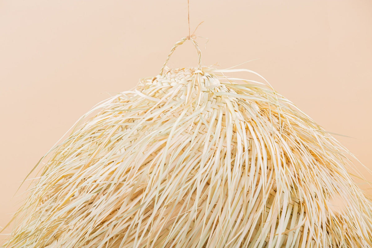 Suspension paille - fibres naturelles - Bohème - Africancreates