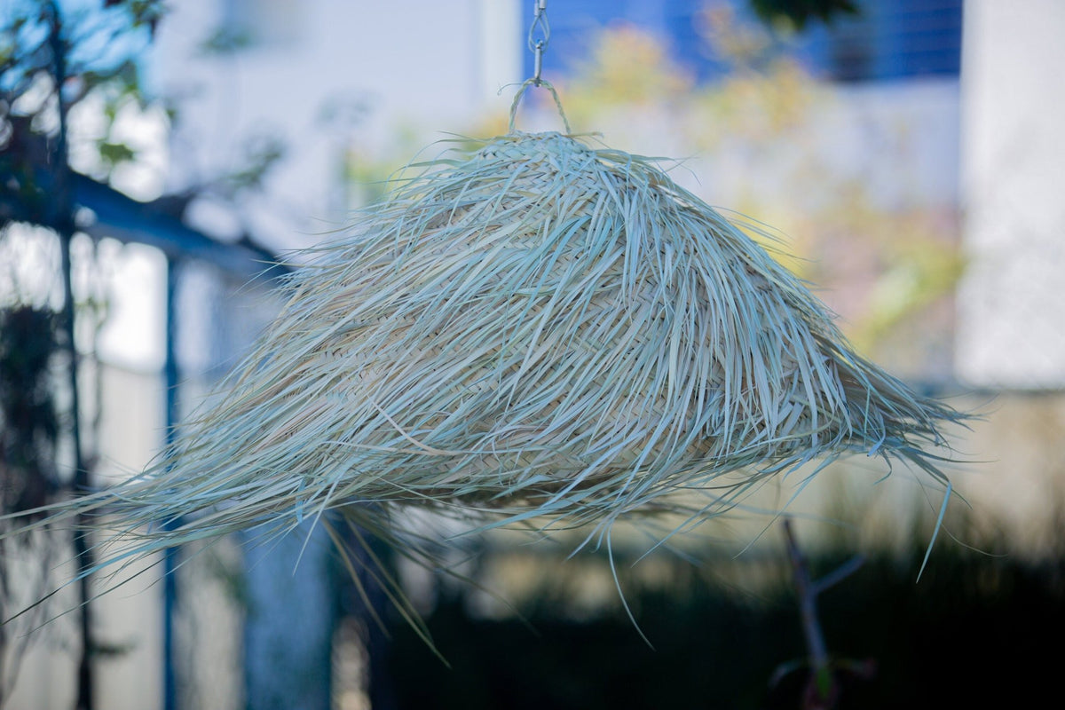 Suspension paille - fibres naturelles - Bohème - Africancreates