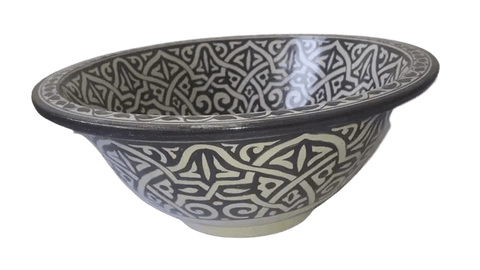 Washbasin for bathroom & kitchen farmhouse sink Moroccan sink black design - Africancreates