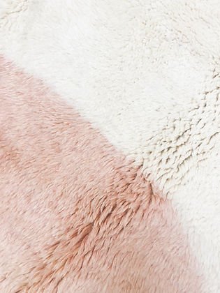 White and Peach Modern contemporary design Beni Ourain Berber area Moroccan Mrirt 8x10 rugs | wool handmade Moroccan 9x12 rugs - Africancreates