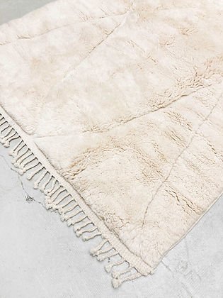 White tufted Modern contemporary design Beni Ourain Berber area Moroccan Mrirt 8x10 rugs | wool handmade Moroccan 9x12 rugs - Africancreates
