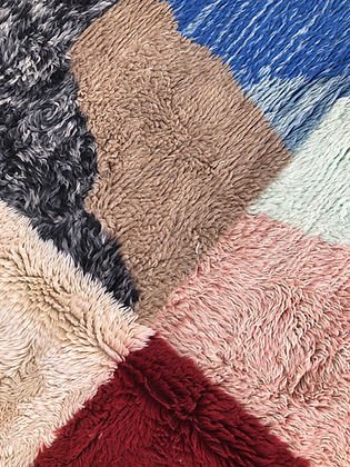Wool Modern contemporary design Beni Ourain Berber area Moroccan Mrirt 8x10 rugs | wool handmade Moroccan 9x12 rugs - Africancreates
