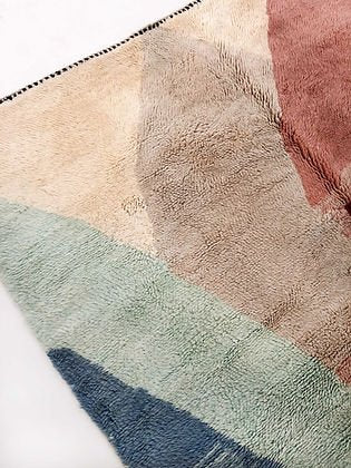 Wool Modern contemporary design Beni Ourain Berber area Moroccan Mrirt 8x10 rugs | wool handmade Moroccan 9x12 rugs - Africancreates