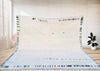 Abstract rug.white moroccan rug , rugs for living room rug - Africancreates