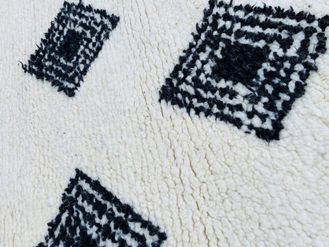 Amazing Moroccan Rug, Handmade Rug, Authentic Moroccan Rug, Abstract Berber Rug, Wool Rug, Sheep Wool Rug, Bohemian,Beni ourain rug - Africancreates
