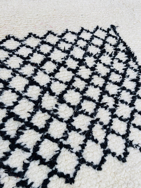 Amazing Moroccan Rug, Handmade Rug, Authentic Moroccan Rug, Abstract Berber Rug, Wool Rug, Sheep Wool Rug, Bohemian,Beni ourain rug - Africancreates