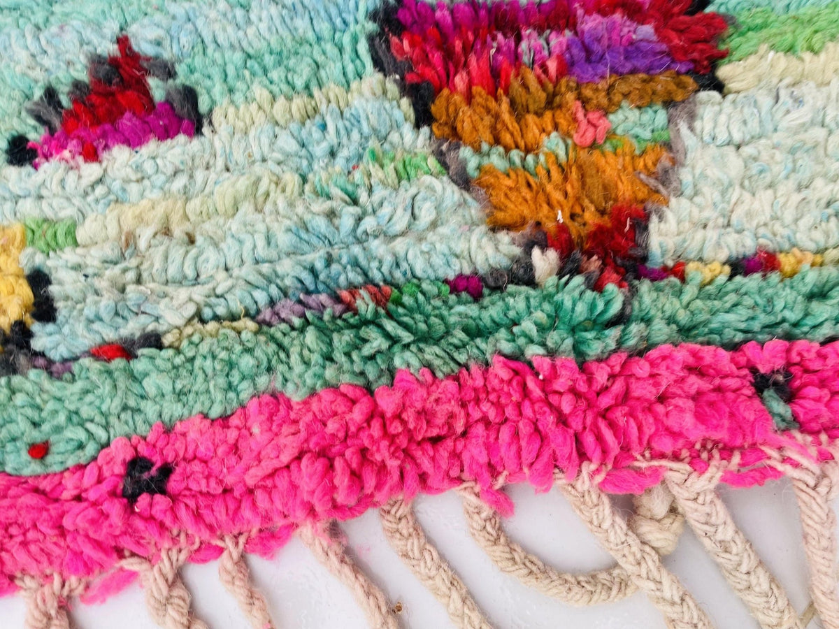 Artistic Moroccan Rug, Handmade Rug, Vintage Authentic Moroccan Rug, Abstract Berber Rug,Wool Rug, Sheep Wool Rug, Beni ourain rug - Africancreates