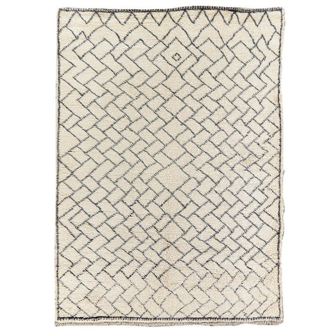 Authentic 8x10 rugs Beni Ourain ,Moroccan rug ,Black and Off-White area rug,morrocan rug handmade berber rugs,-rugs , 8x10 rug, rugs rugs - Africancreates