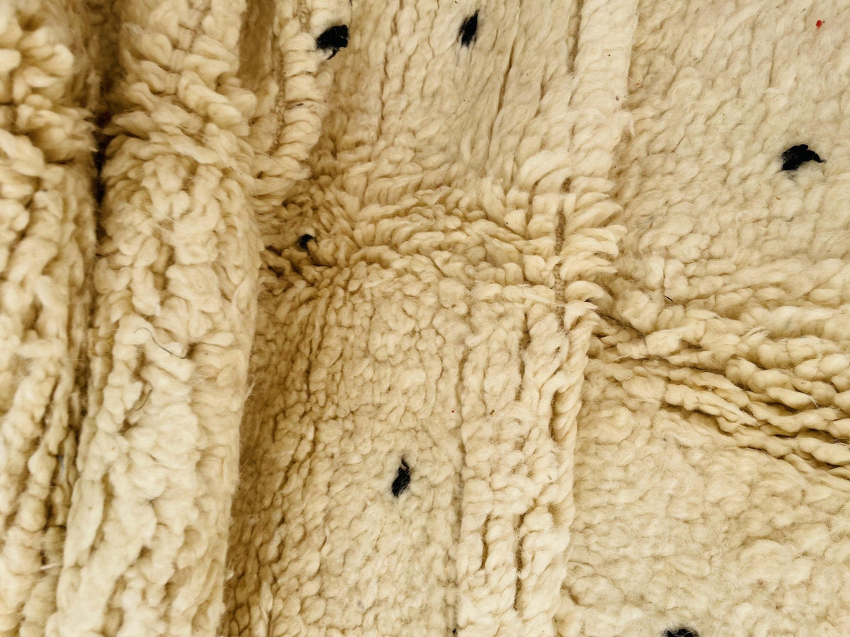 Beautiful Moroccan Rug, Handmade Rug, Vintage Authentic Moroccan Rug, Abstract Berber Rug,Wool Rug, Sheep Wool Rug, Beni ourain rug - Africancreates