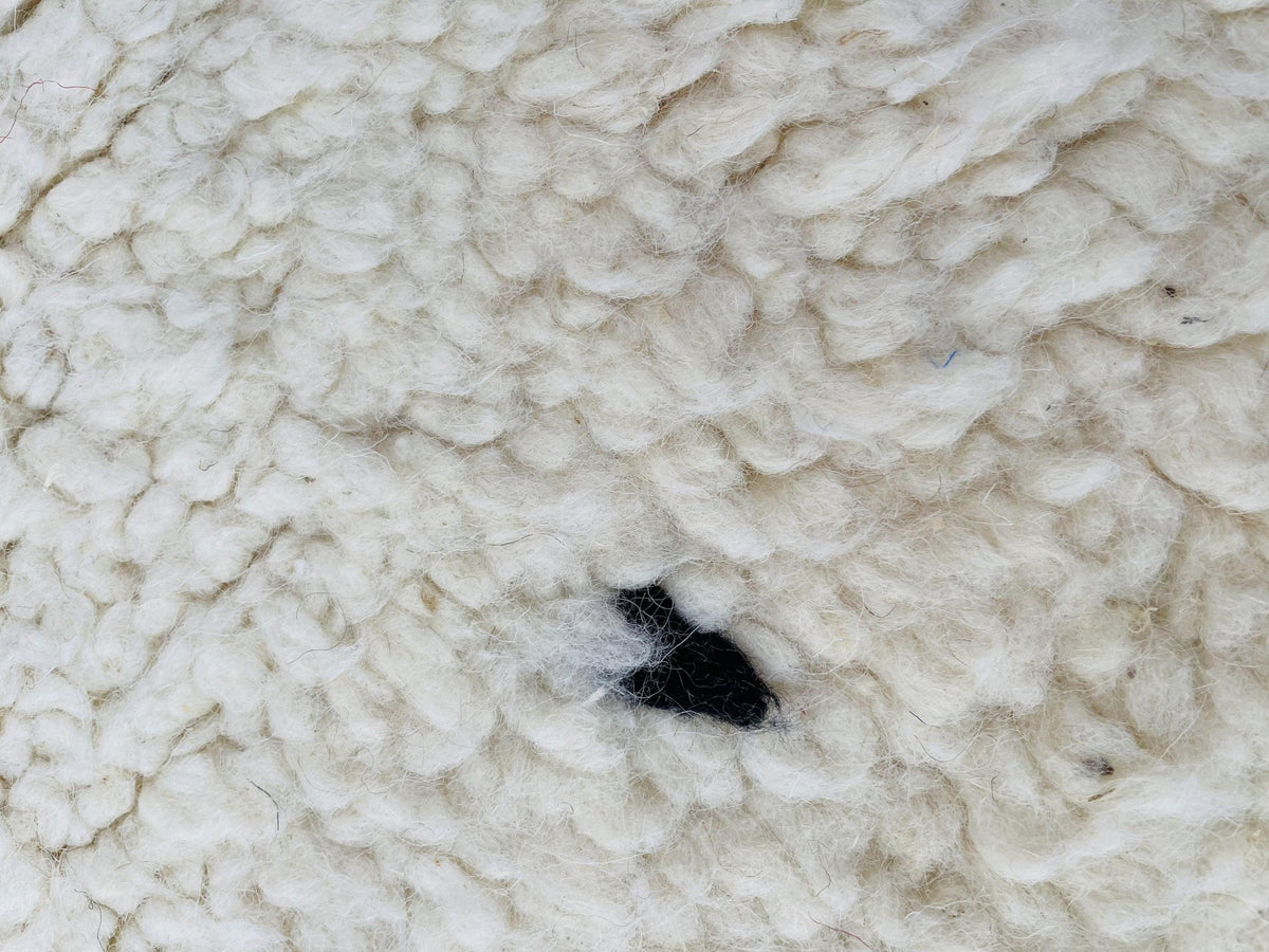Beautiful Moroccan Rug, Handmade Rug, Vintage Authentic Moroccan Rug, Abstract Berber Rug,Wool Rug, Sheep Wool Rug, Beni ourain rug - Africancreates