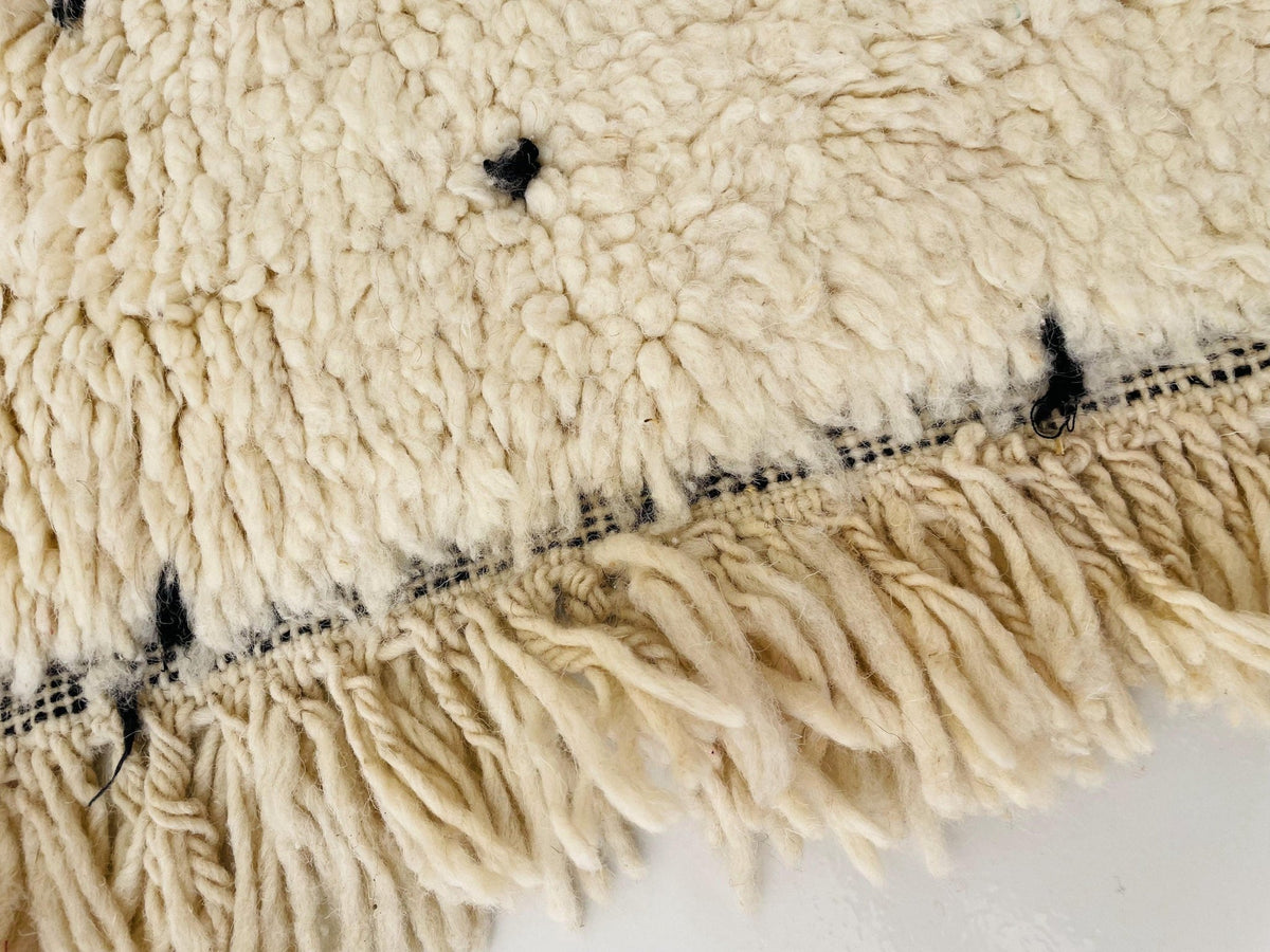 Beautiful Moroccan Rug, Handmade Rug, Vintage Authentic Moroccan Rug, Abstract Berber Rug,Wool Rug, Sheep Wool Rug, Beni ourain rug - Africancreates