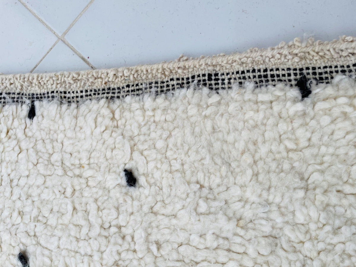Beautiful Moroccan Rug, Handmade Rug, Vintage Authentic Moroccan Rug, Abstract Berber Rug,Wool Rug, Sheep Wool Rug, Beni ourain rug - Africancreates