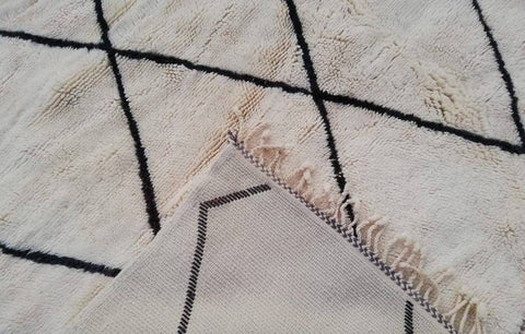 Beni ourain rug- Moroccan Rug- Custom size rug-Berber Rug - Custom rug- rugs for living room, Genuine lamb wool- Contemporary rug- All wool - Africancreates