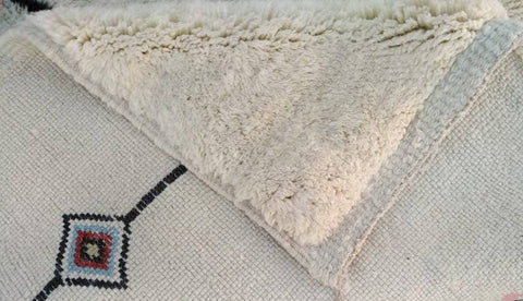 Beni ourain rug- Moroccan Rug- Custom size rug-Berber Rug - Custom rug- rugs for living room, Genuine lamb wool- Contemporary rug- All wool - Africancreates