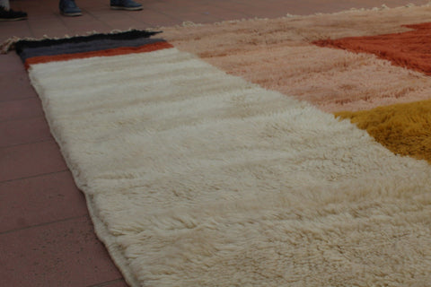 BEST SELLER Design extra soft Beni Ourain rug , beni ourain custom and handmade with natural wool - Africancreates