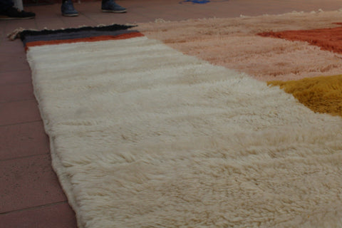 BEST SELLER Design extra soft Beni Ourain rug , beni ourain custom and handmade with natural wool - Africancreates