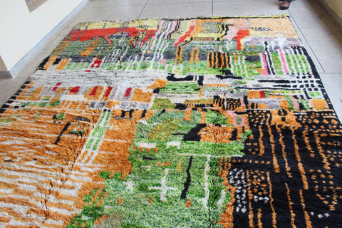 BEST SELLER extra soft Beni Ourain rug , beni ourain custom and handmade with natural wool - Africancreates