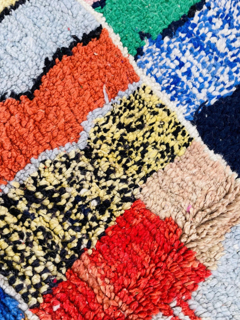 Boujaad Moroccan rug , Beni ourain rug ,pink rug, Wool rug , 8x10 rug ,Handmade rug, Area rug, rug for livingroom - Africancreates