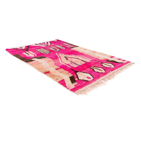 Boujad PInk 8x10 rugs for living room rug,Moroccan rug ,beni ourain area rug,berber rug abstract wool rugs,-rugs , 8x10 rug, rugs ,9x12 rugs - Africancreates
