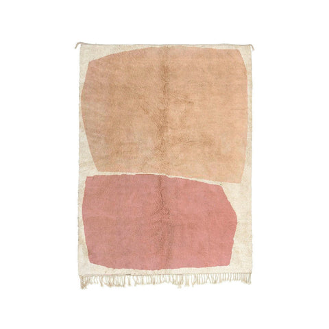 Contemporary pink-ish moroccan rug , custom made for living room , handmade with natural wool area rug, beni mrirt berber rug - Africancreates
