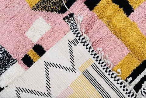 Fancy moroccan rug , custom rug , beniourain rug ,berber rug, azilal rug ,rug for livingroom ,9 by 12 moroccan rug ,large moroccan rug - Africancreates