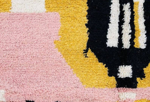 Fancy moroccan rug , custom rug , beniourain rug ,berber rug, azilal rug ,rug for livingroom ,9 by 12 moroccan rug ,large moroccan rug - Africancreates