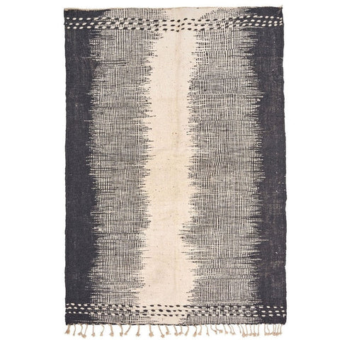 Flatweave stripes moroccan rug , Flatweave custom made for living room rug , handmade with natural wool area rug, contemporary moroccan rug - Africancreates