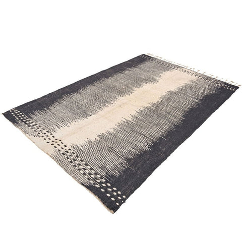 Flatweave stripes moroccan rug , Flatweave custom made for living room rug , handmade with natural wool area rug, contemporary moroccan rug - Africancreates