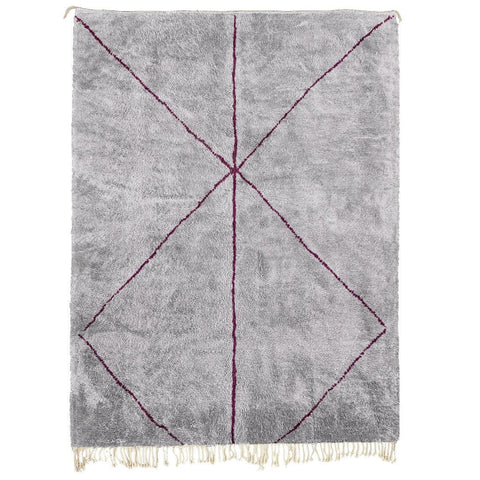 Gray Moroccan berber rug , a gorgous custom berber rug handmade with natural wool - Africancreates